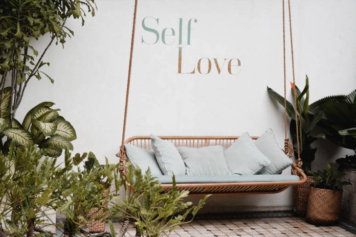wall in Bali that says 'self love' | ways to practice self love