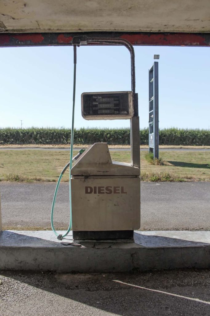 old diesel pump