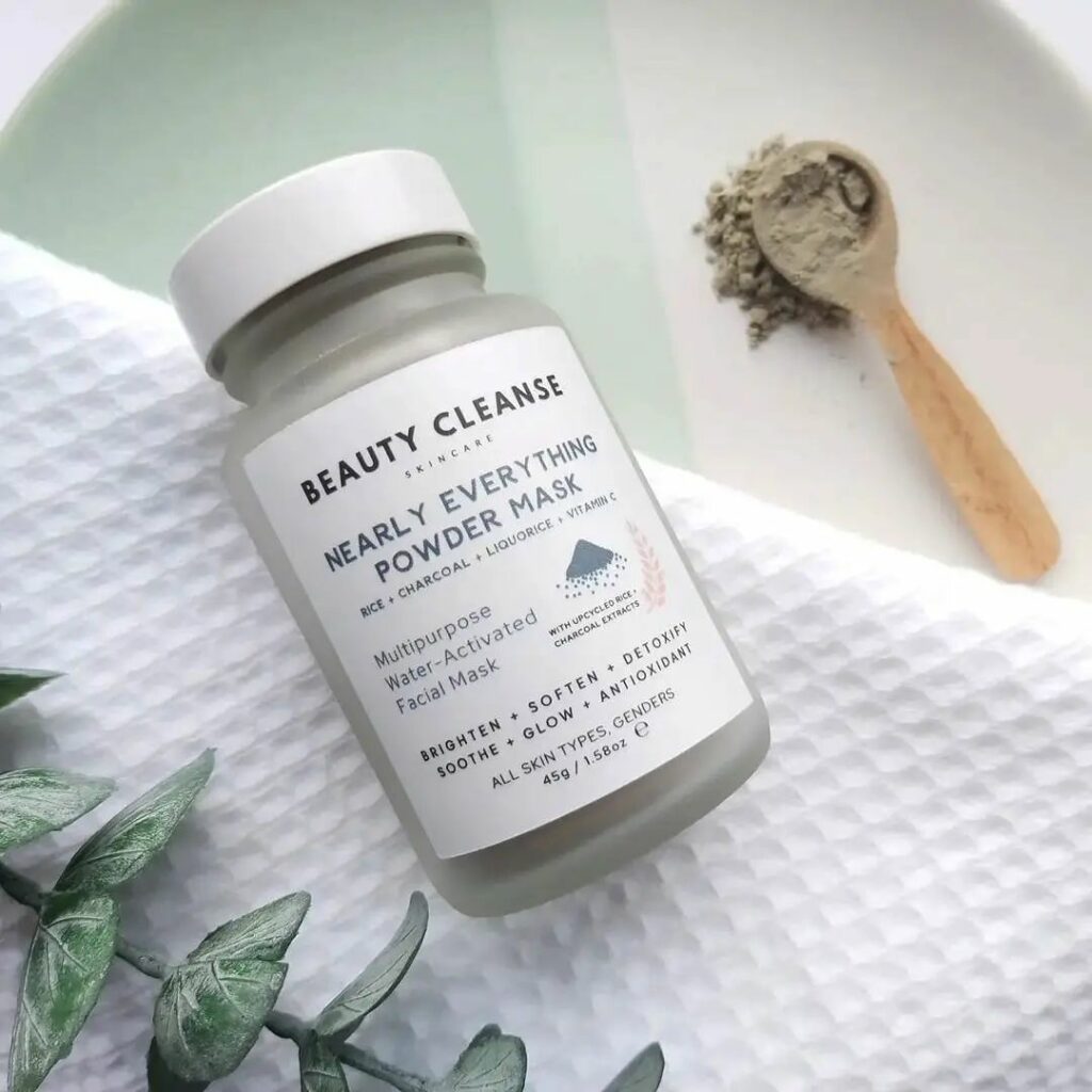 Nearly Everything Powder Mask | Rice & Liquorice & Vitamin C & Charcoal | 45g