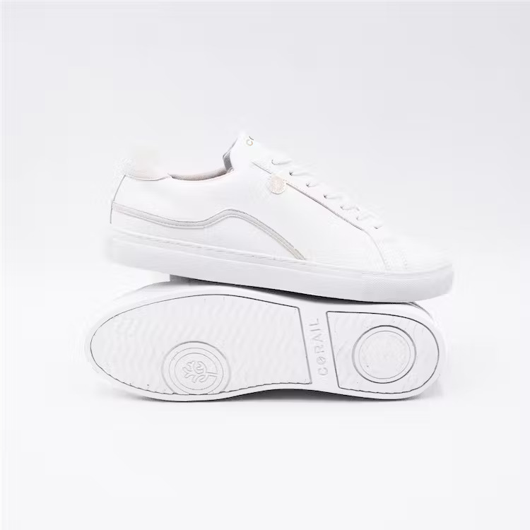 Recycled white trainers