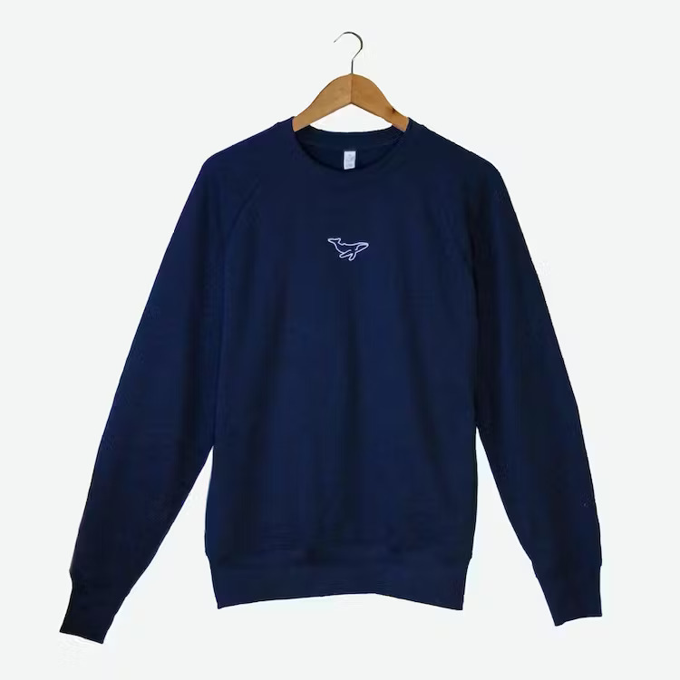 Blue whale sweatshirt