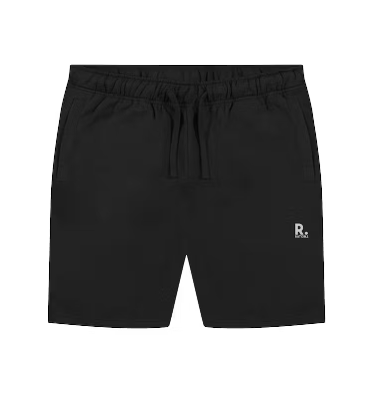 Unisex black shorts