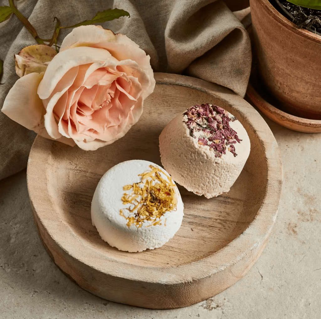 Calendula Rose Petals Bath Bombs